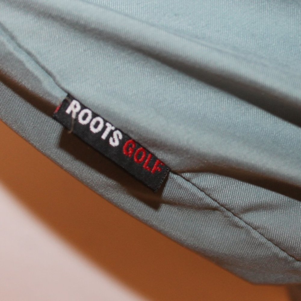 ROOTS GOLF GREEN ATHLETIC VEST JACKET LARGE MEN SLEEVELESS  RIBBED ZIPPER LINED - Picture 4 of 9